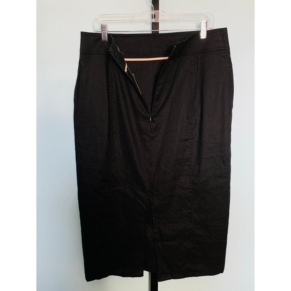 NWT J. Crew Black Midi Pencil Skirt - Picture 7 of 8